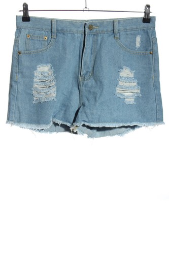 SHEIN Shorts Donna Taglia IT 44 blu stile casual - Foto 5 di 5
