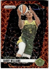 2024 Panini Prizm WNBA #55 Gabby Williams Orange Velocity Prizms