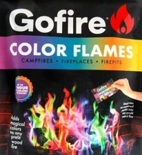 2 NEW pack Gofire Color Flames Campfire Bonfire Firepit Fireplace Rainbow Colors