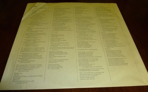 YOKO ONO 33 1/MIN 2xLP UNGEFÄHR INFINITE UNIVERSE ROCK EXPERIMENTELLE GATEFOLD - Bild 6 von 11