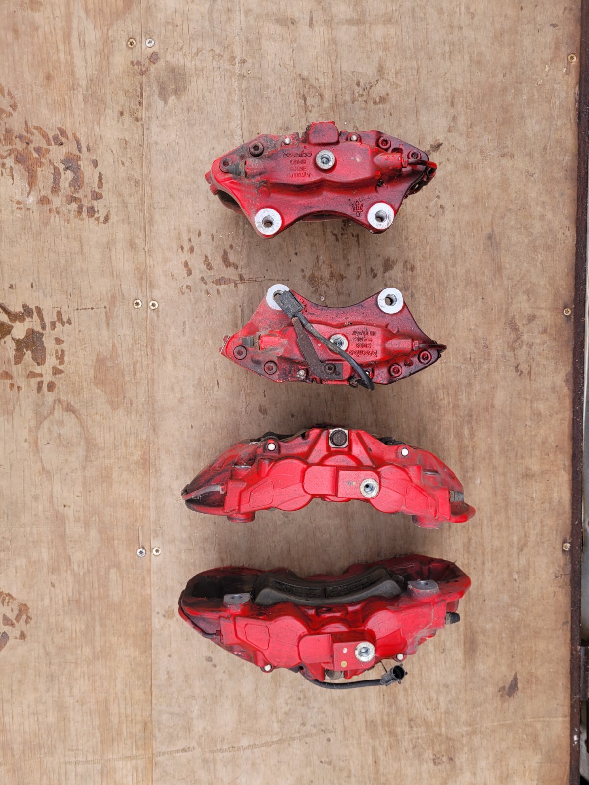 Brembo Brake 2014-2021 MASERATI GHIBLI FRONT AND REAR BREMBO RED BRAKE CALIPER
