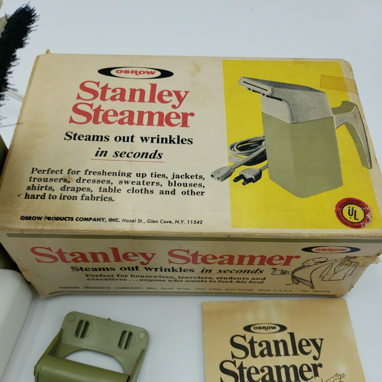 Vintage Osrow Stanley Steamer Glen Cove, New York Does Not Work