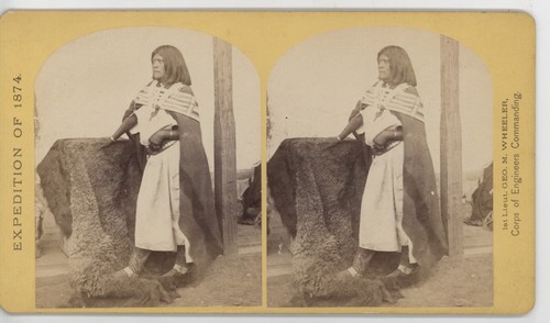 Geological Survey Wheeler Indian Ute Squaw New Mexico Stereoview 1874 - Picture 2 of 6