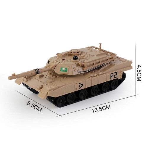 RC Infrarot Militärischer Kampfpanzer Drehturm Spielzeug Geschenk Kinder Motor - Picture 3 of 8
