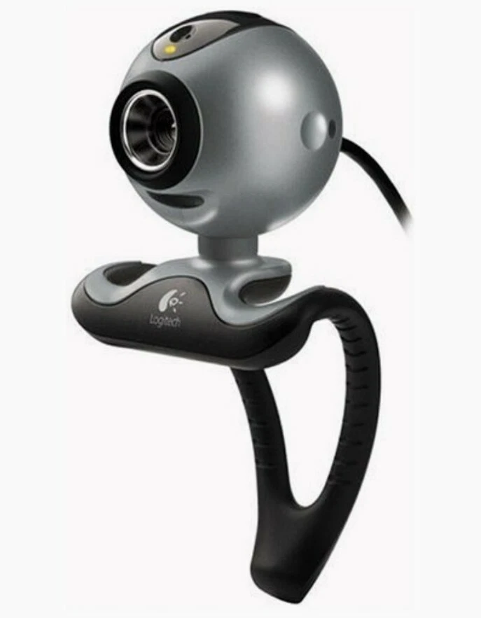 Logitech Webcam QuickCam Pro 5000 USB 2.0 V-UAX16 Flexible Base used web cam mic - Image 2 of 4