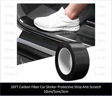 2x 3m Carbon Fiber Anti Scratch Tape For Car Doors Trucks Performance