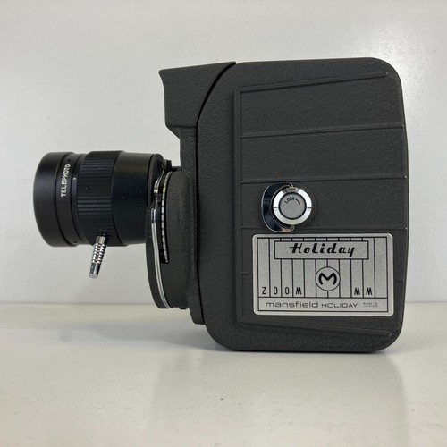 Vintage Mansfield Holiday Zoom MM Movie Camera - W/ BOX - UNTESTED - Picture 4 of 11
