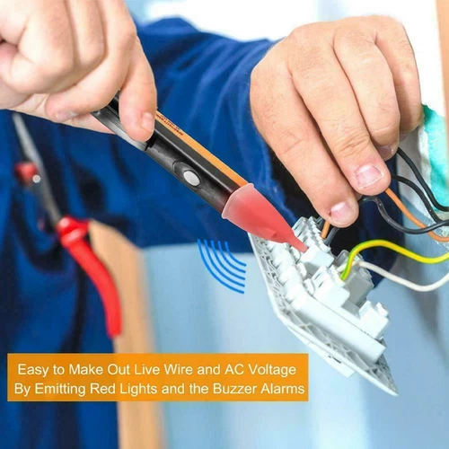 Voltage Electric Tester Volt Detector Test Pen AC DC No Contact Sensor 90-1000V - Picture 4 of 11