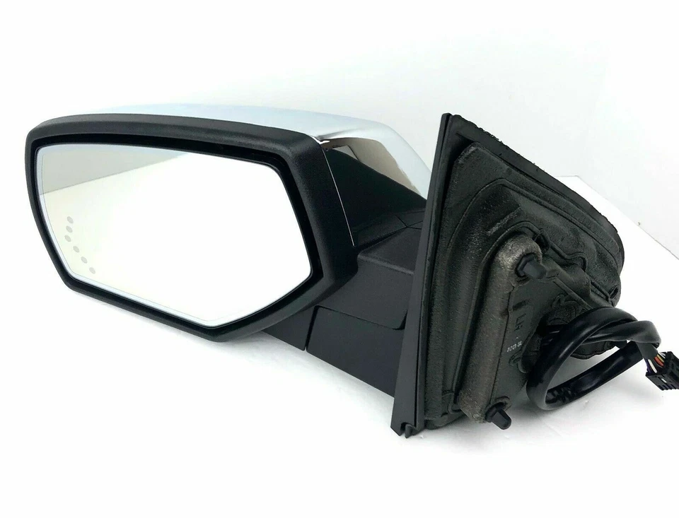 Left LH Mirror Power/Heated Auto Dimming fits 2014 2019 Chevrolet Silverado 1500 - Image 2 of 3