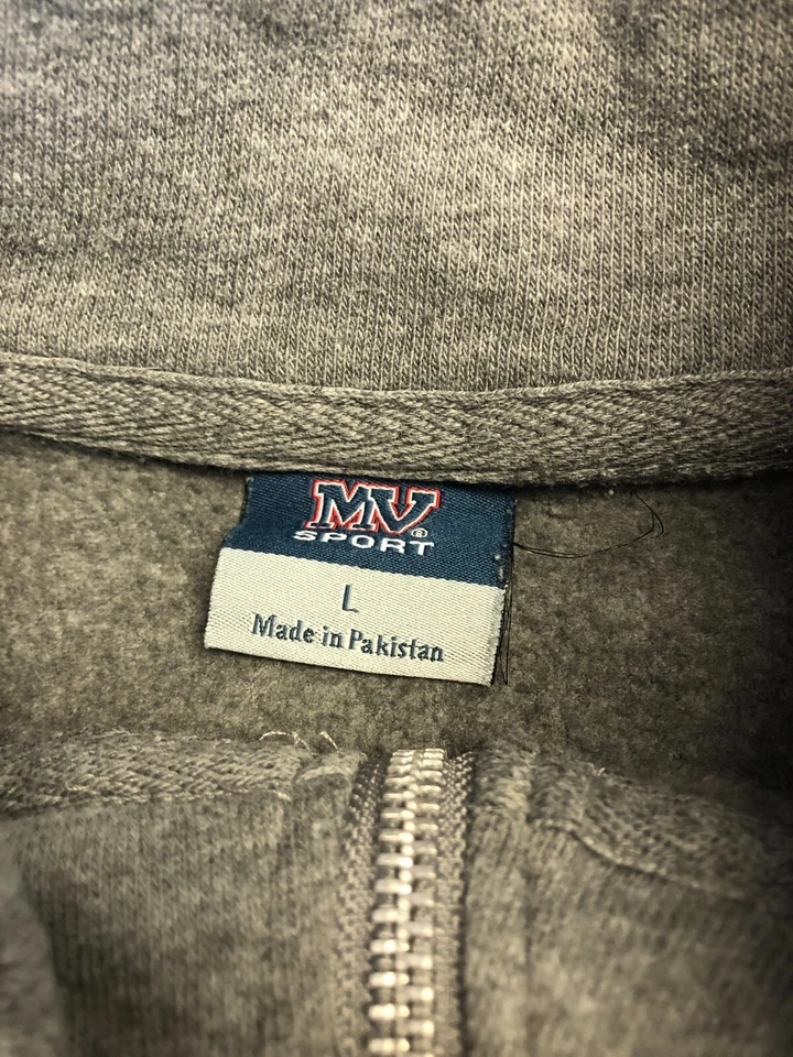 Slippery Rock University Pullover Womens Large 1/4 Zip Sweatshirt Pullover Gray - Изображение 2 из 4