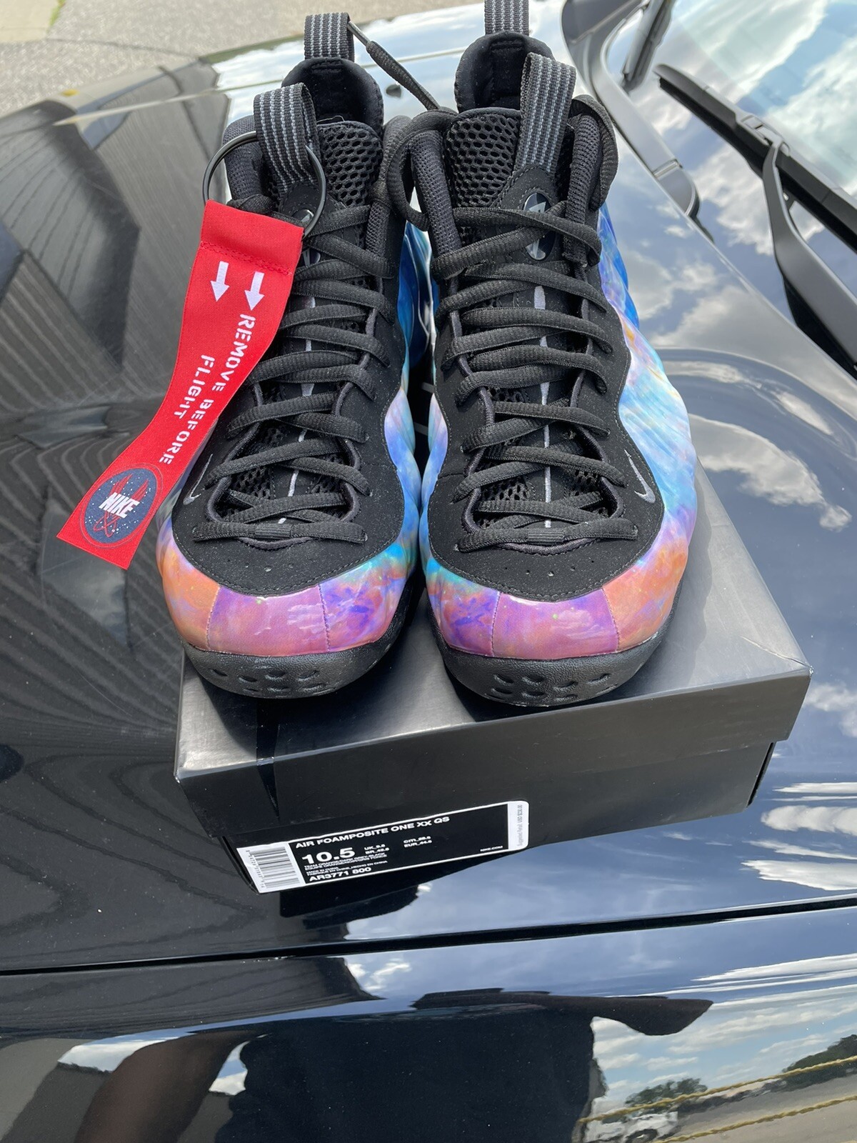 galaxy foamposite ebay