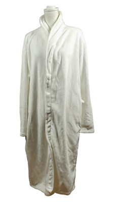 New Bella il Fiore Ultra Plush Spa Robe Size Large Extra Large White No Belt