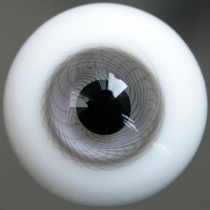 E13#14mm Gray And Black Pupil For BJD Dollfie Mesh Glass Eye Equipment PF