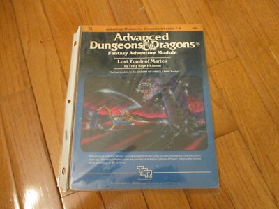 AD&D D&D I5 Lost Tomb of Martek