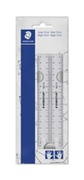 Staedtler 562 152 Pb Th Flachlineal-Set 150 Mm Aus Kunststoff