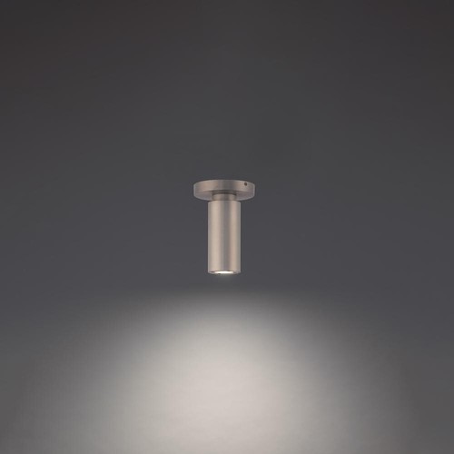 WAC Lighting FM-W36607-AL Caliber Black Flush Mount Ceiling Light 7'' 3000K