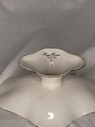 Lot 3 25th Anniversary Candy Dish, Vase And Bell SET Silver Trim - Picture 18 of 21