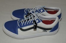 Vans "Sport Leather Old Skool" Sneakers True Blue/White Skate Shoes