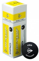 Dunlop Pro Squash Balls - 3 Ball Box Or Tube Dunlop Pro Squash Balls - 3 Ball Box Or Tube