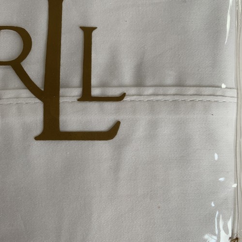 Funda de almohada estándar Ralph Lauren Dunham 2 21x32" algodón blanco lavado a máquina - Imagen 10 de 19