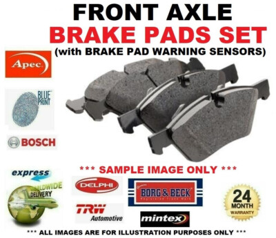FRONT BRAKE PADS + SENSORS for BMW X3 (F25) xDrive 20d 2010-2014 | eBay UK