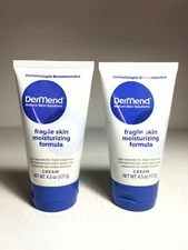 2 Dermend Fragile Skin Moisturizing Formula Cream 4.5 Oz  (SEALED)