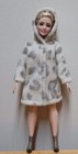 Curvy Barbie 11 1/2" Doll Clothing Cheetah Fleece Coat knit hat, scarf, purse — photo 2