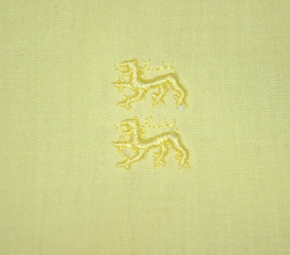 Camisa de Ocio Vintage Talla L/XL 70s Mr California Cuello Lazo 2 Bolsillos Cresta de León Foto 3 de 4