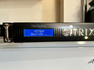 Citrix 7000 NS7000 Switch NetScaler Load Balancing 8-Port GB-E Access Gateway 