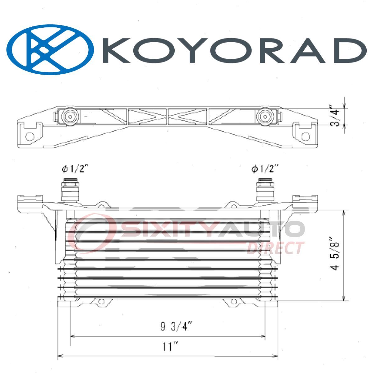Automatic Transmission Oil CoolerAuto Trans Koyo EC0058J for sale