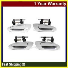 Nomorebreaking For 02-06 Nissan Altima Outer Door Handle Ky1 Silver Set 4 Ds268 Nomorebreaking For 02-06 Nissan Altima Outer Door Handle Ky1 Silver Set 4 Ds268