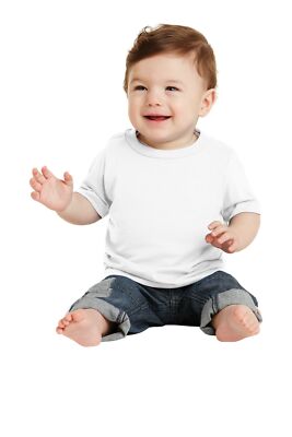 Port & Company Infant Short Sleeve Core Cotton Crew Neck Stylish T-Shirt CAR54I