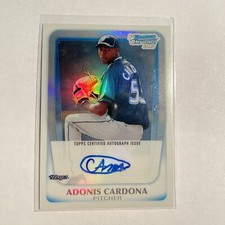 2011 Topps 1st Bowman Chrome Adonis Cardona Auto  /500 BCP96