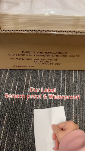 Up to 10000 4"x6" Premium Fanfold Shipping Labels for Direct Thermal Printers - Video 1 of 1