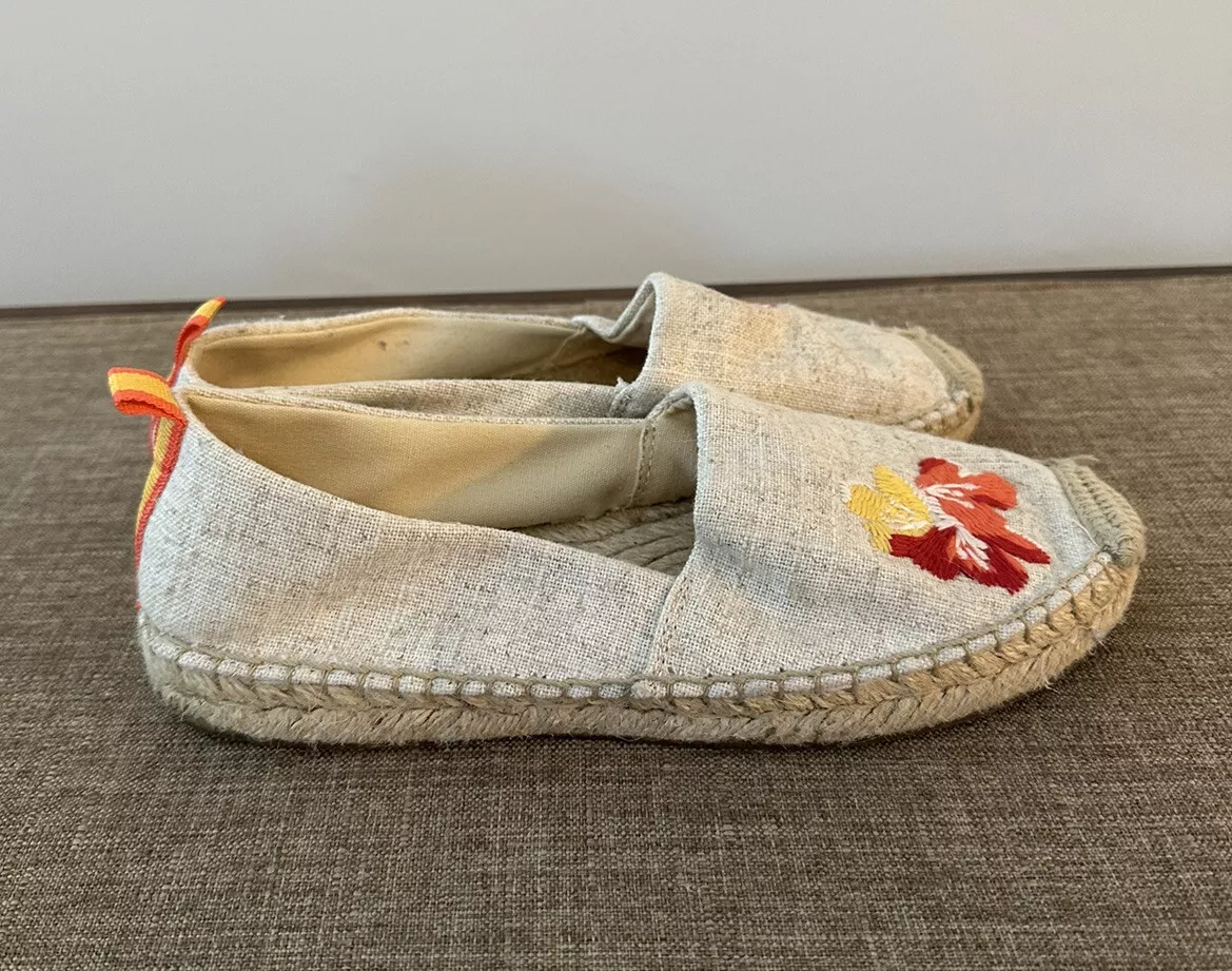 Vera Bradley Embellished Espadrilles Shoes Dune Color Multicolor