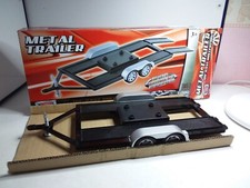 MOTOR MAX 1/18 REMORQUE PORTE VOITURES DOUBLE ESSIEUX EN BOITE mt A10