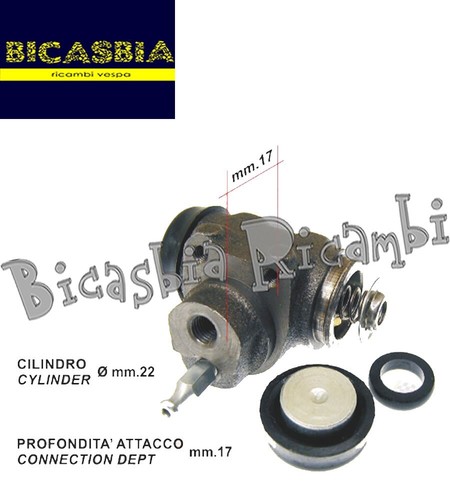 Ma"tre-cylindre De Frein Pour Piaggio Ape 50 FL3 FL Mix RST TM P50 TL5T TL6T | Freins De L