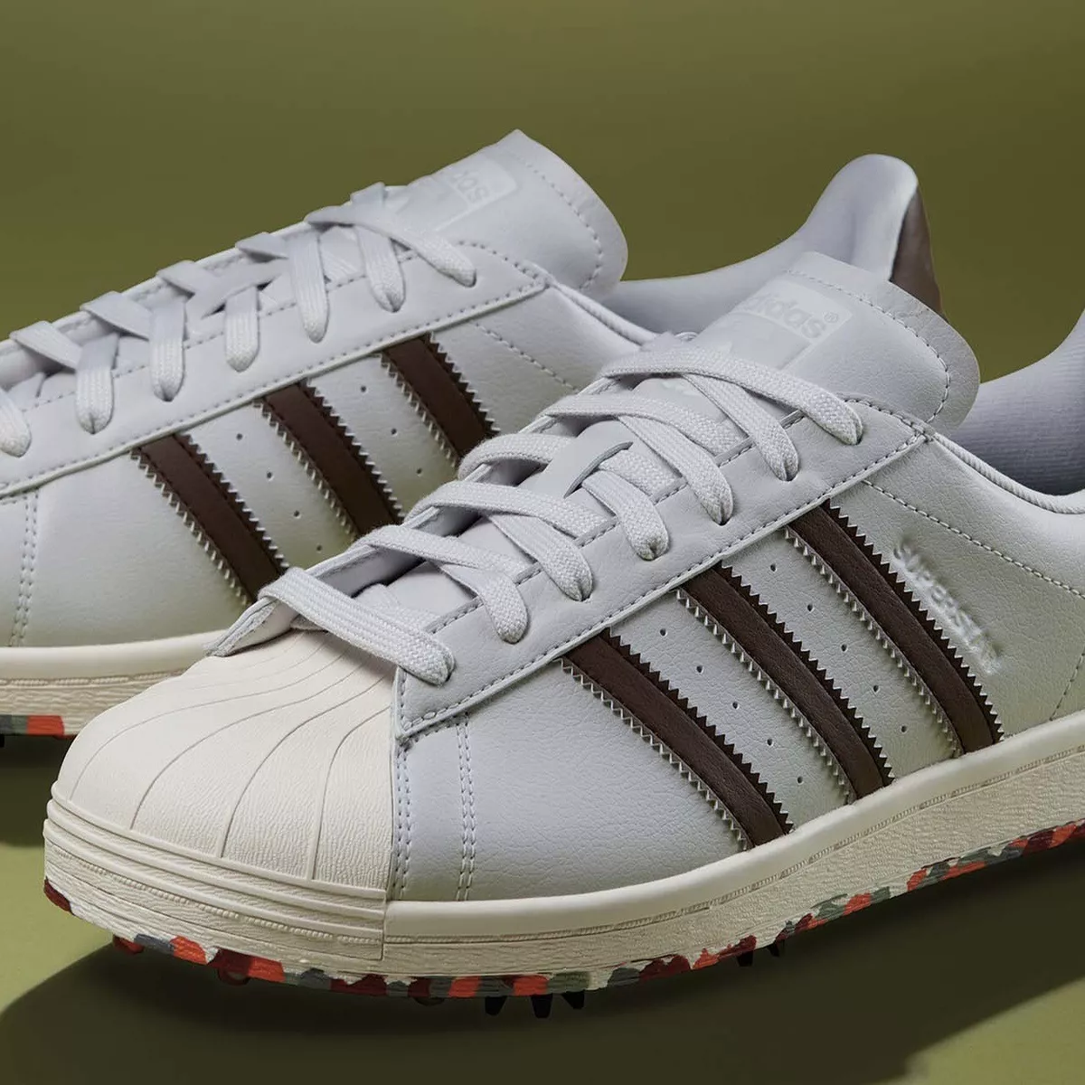 Adidas Originals Superstar Golf Men's Sneaker Golfing Shoe Gray Trainers  #298 | eBay