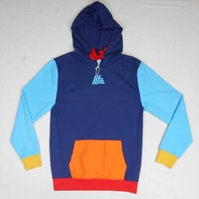 ALDI Gear 2023 Hoodie Blue Colorblock Unisex Logo Pullover Size Small NWT