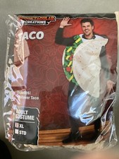 Spooktacular Creations Taco One Piece Halloween Costume for Adults XL