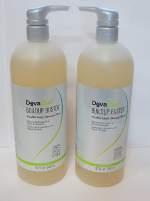DEVACURL BUILDUP BUSTER MICELLAR WATER CLEANSING SERUM 32 OZ (LOT OF 2)