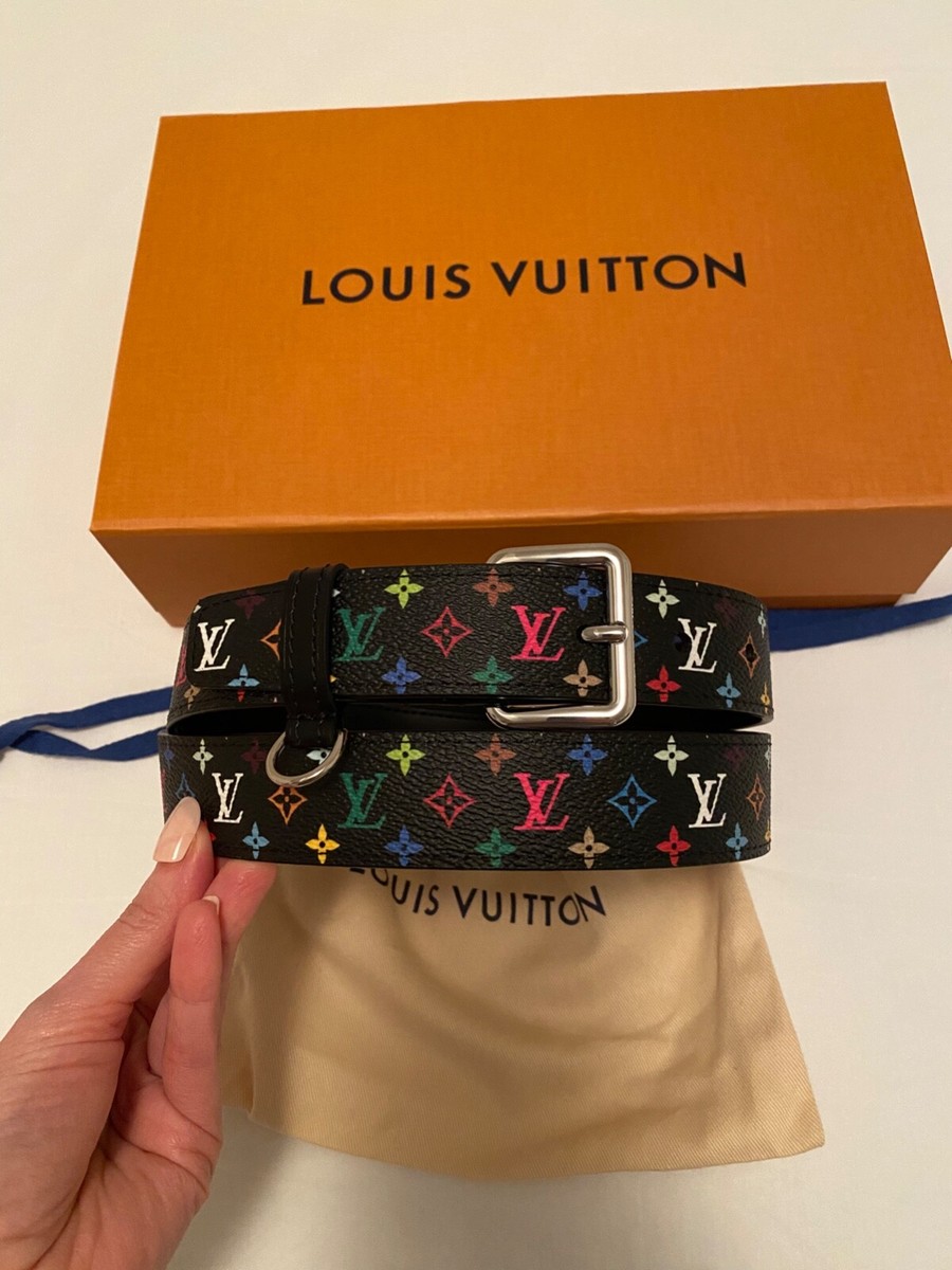 Louis Vuitton Takashi Murakami Belt Monogram Black