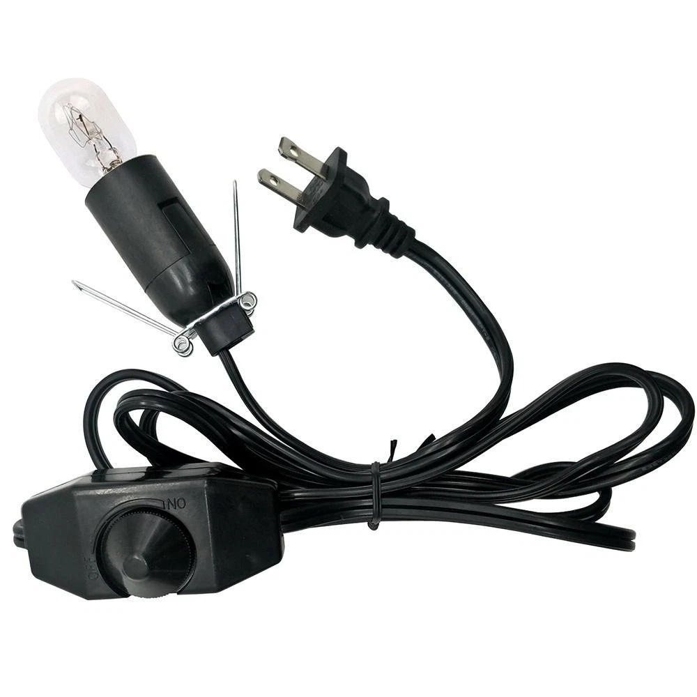 Assembly E12 Bulbs Salt Lamp Cord Light Bulb Holder Salt Rock