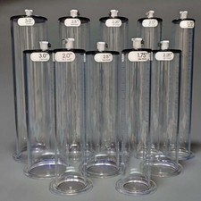 Acrylic Cylinder for Male Penis Vacuum Pump Untapered 9  12 Inch Enlarger Tube