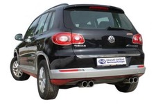 FOX Sportauspuff VW Tiguan 5N 4motion 2.0l TDI rechts links je 2x90mm eingerollt