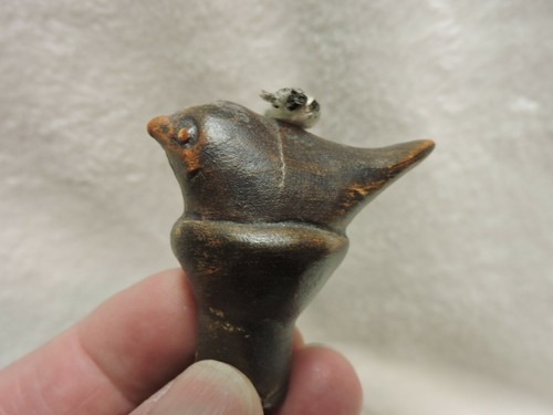 Handmade Clay Bird Wick Oil Lamp - Picture 11 of 12