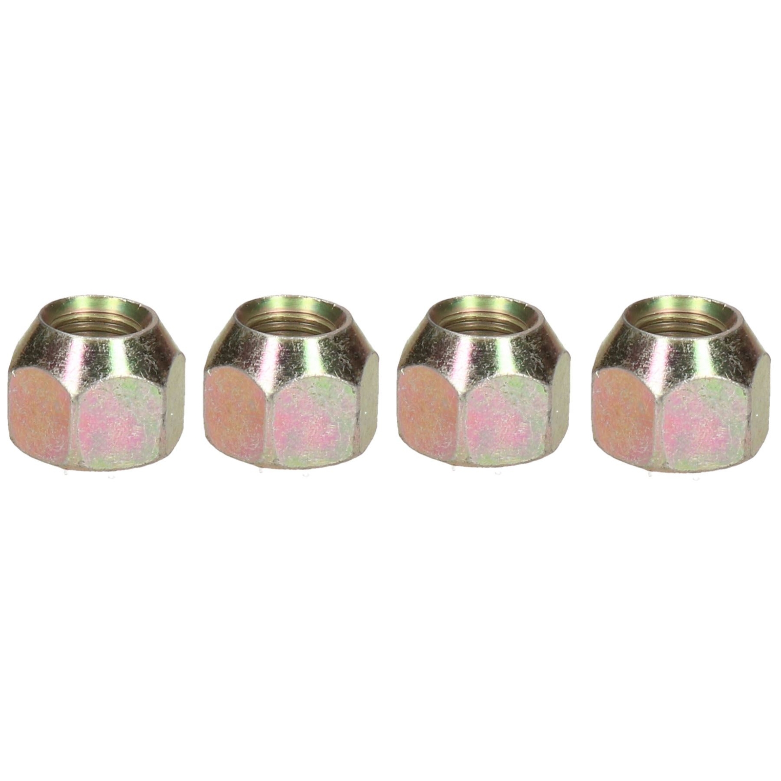 Pack of 4 3/8"" UNF Conical Wheel Nuts Nut For Trailer Suspension Hubs Trailers