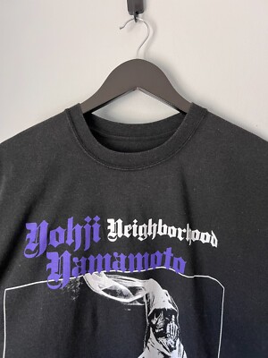 NEIGHBORHOOD YOHJI YAMAMOTO Tシャツ XL 正規品 YOHJI YAMAMOTO Gray NEIGHBORHOOD Edition T-Shirt Yohji Yamamoto