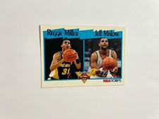 1991-92 NBA Hoops Basketball #308 League Leaders Free Throws Miller & Malone