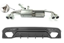 Sportschalldämpfer Auspuff für ALFA ROMEO Stelvio 2016 SUV